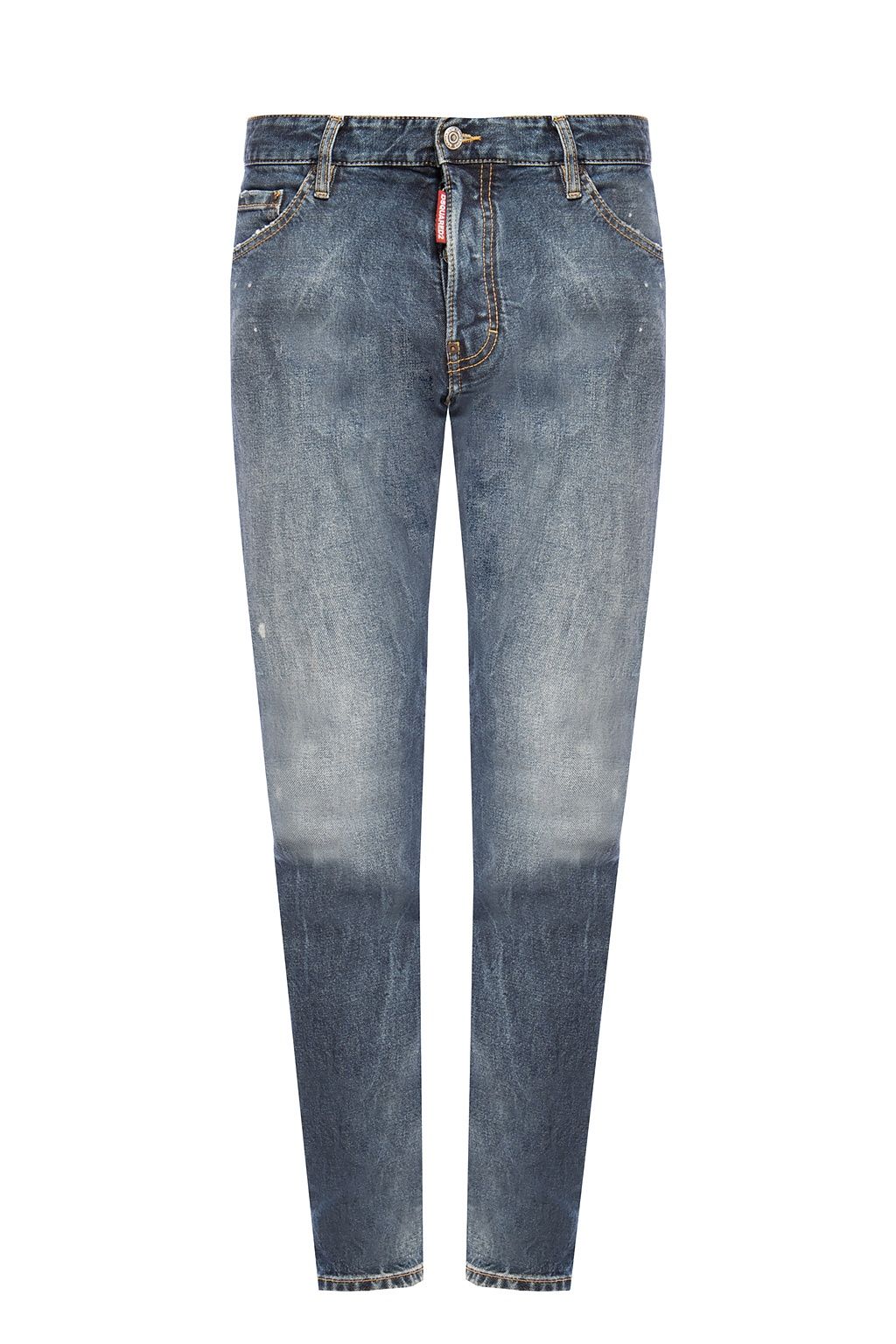 Blue Cotton Men Jeans
