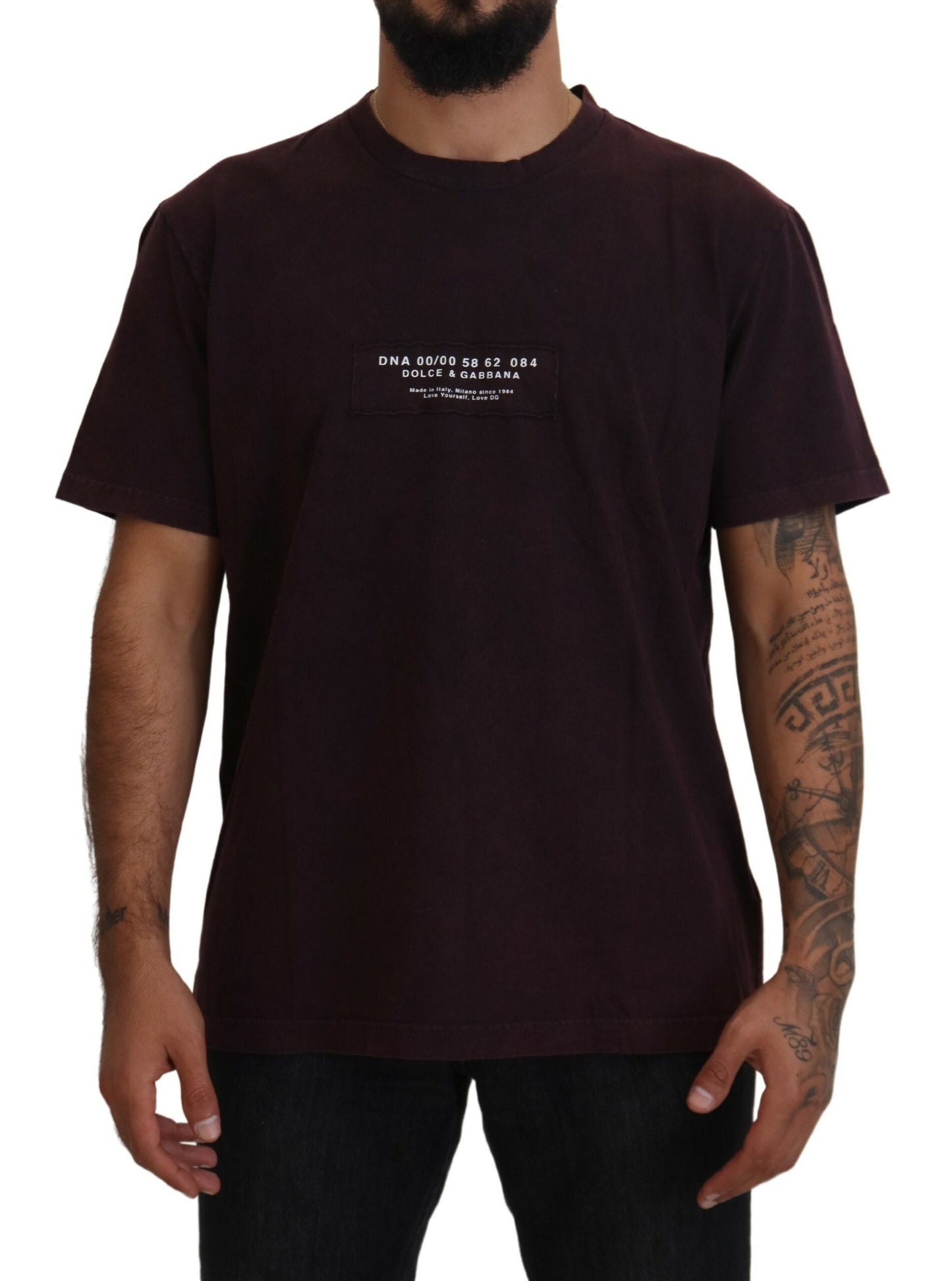 Bordeaux Crewneck Short Sleeve T-shirt