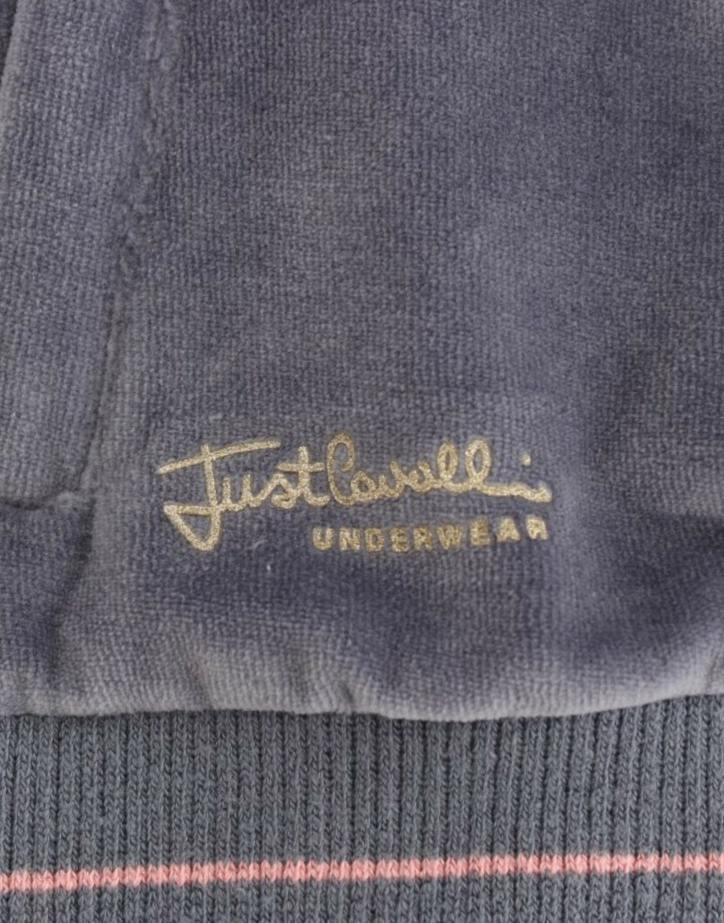 Blue velvet zipup sweater