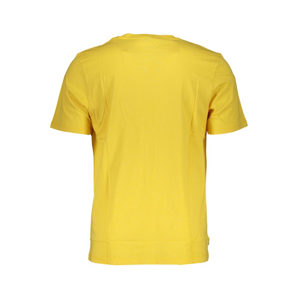 Yellow Organic Cotton Men T-Shirt
