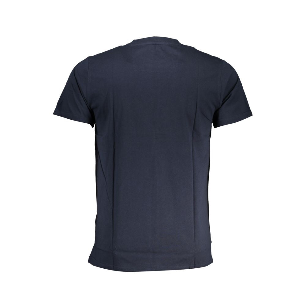 Blu Cotton Men T-Shirt