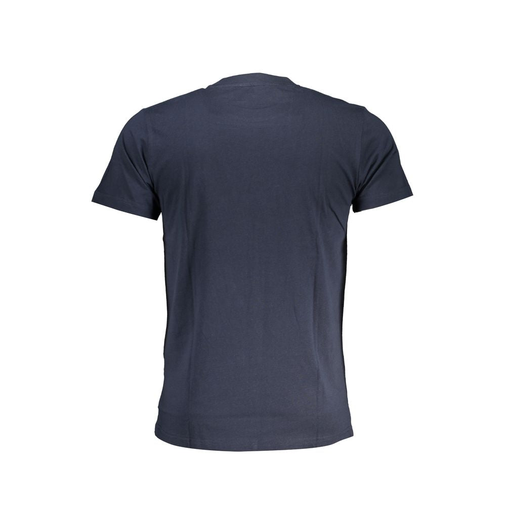 Blue Cotton Men's T-Shirt