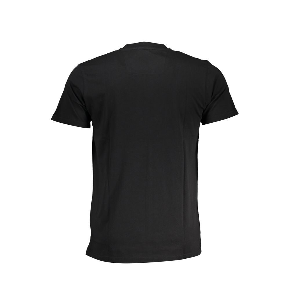 Black Cotton Men T-Shirt