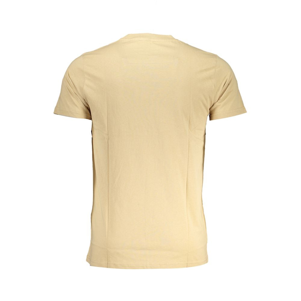 Beige Cotton Men's T-Shirt
