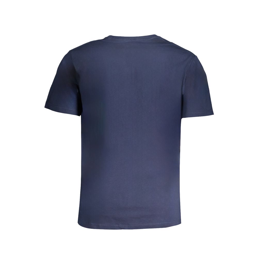Blu Cotton Men T-Shirt