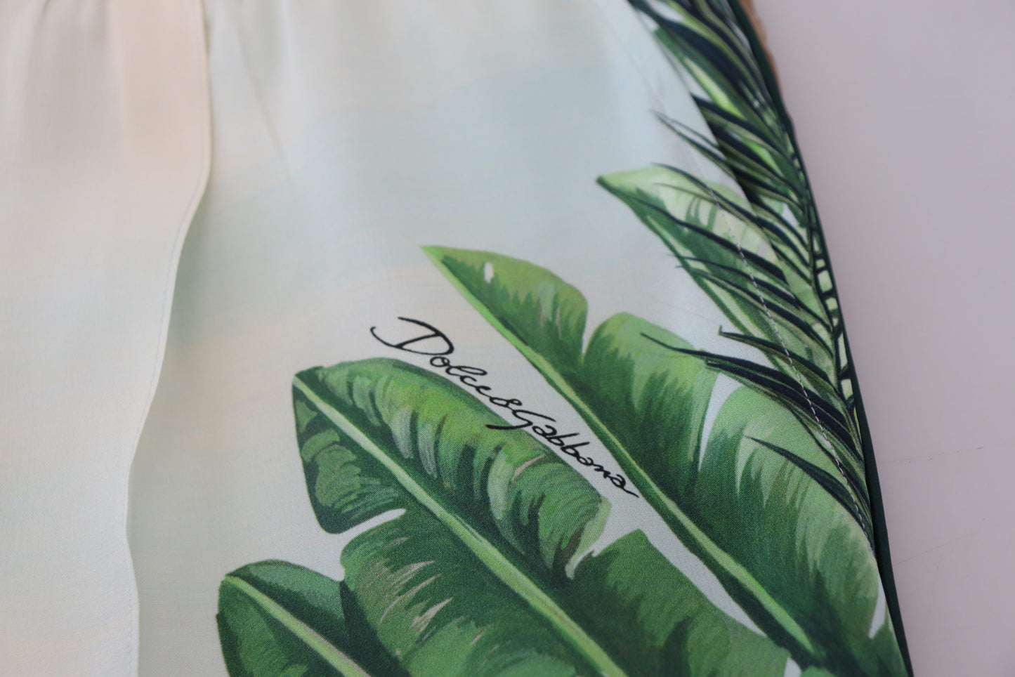 White Floral Printed Men Jogger Pants