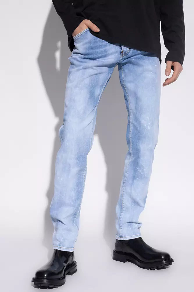 Blue Cotton Men Jeans