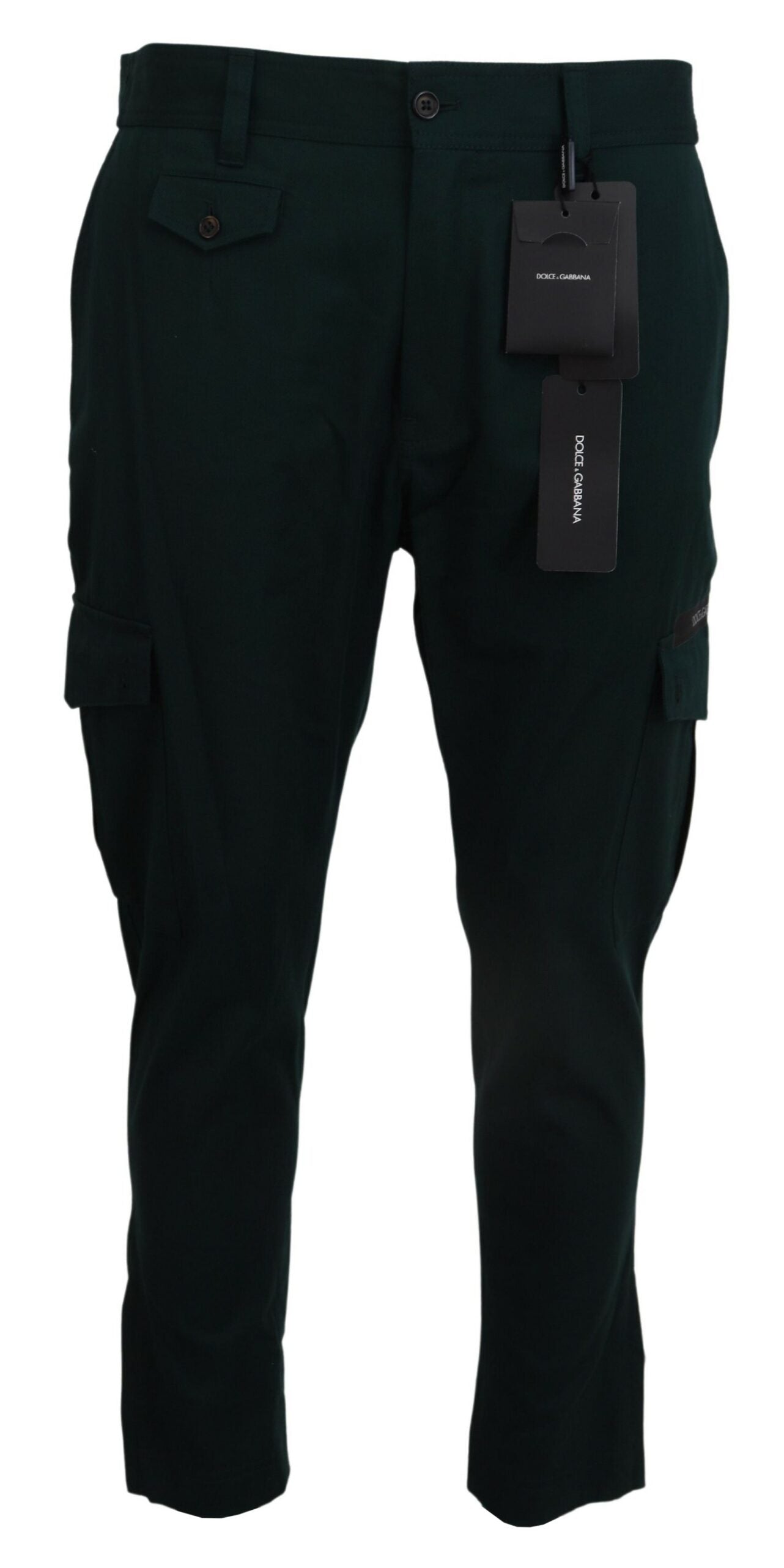 Green Cargo Cotton Stretch Jeans Pant