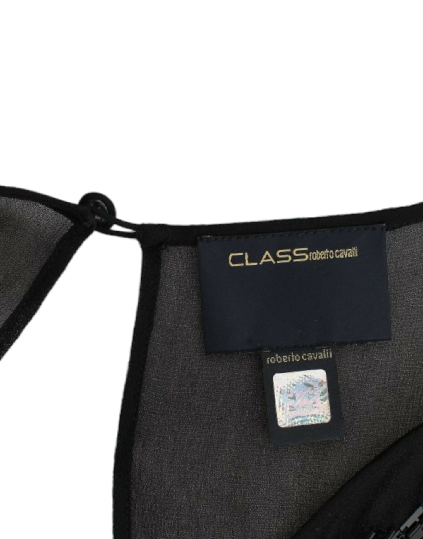 Black long sleeve silk dress