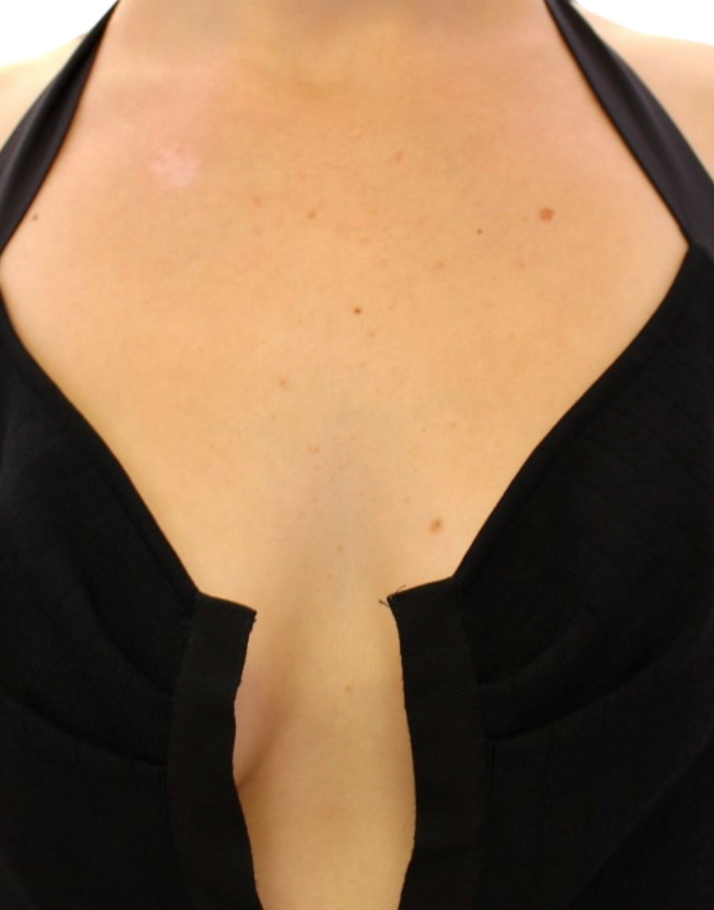 Multicolor floral bubble halterneck dress