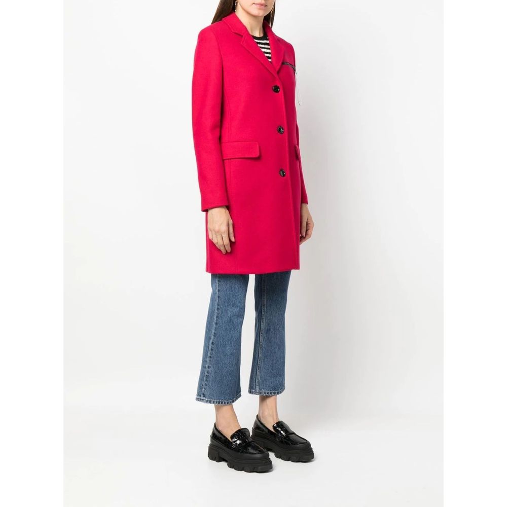 Red Wool Women Coat