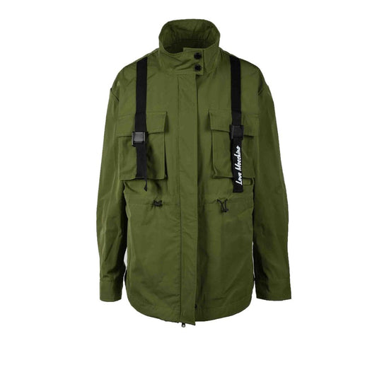 Green Polyester Parka