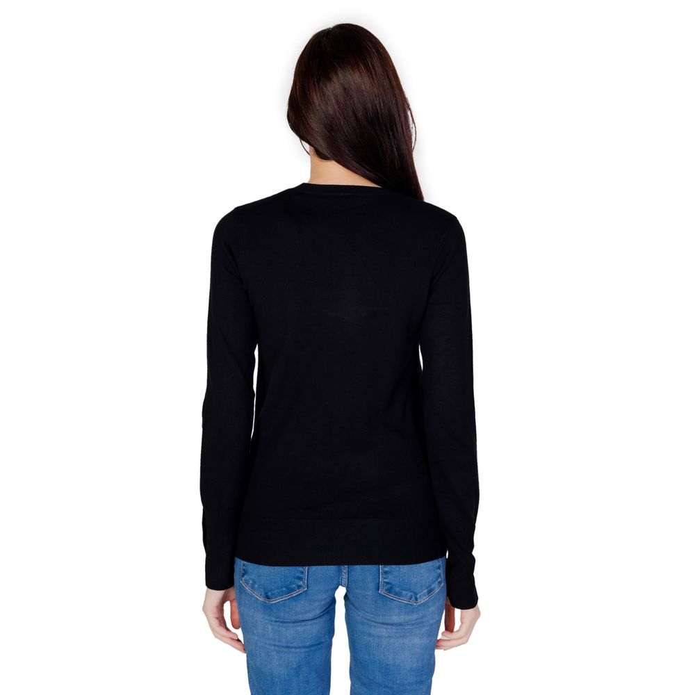 Black Cotton Sweatshirt