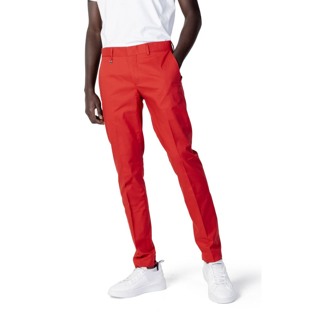 Red Cotton Pants