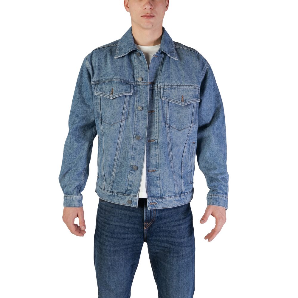 Light Blue Cotton Denim Jacket