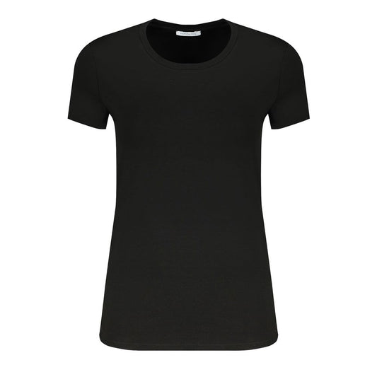 Black Organic Cotton Women T-Shirt